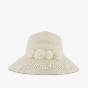 Monnalisa Kids Girls Hat  Light Beige