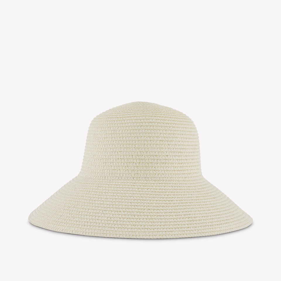 Monnalisa Kids Girls Hat  Light Beige