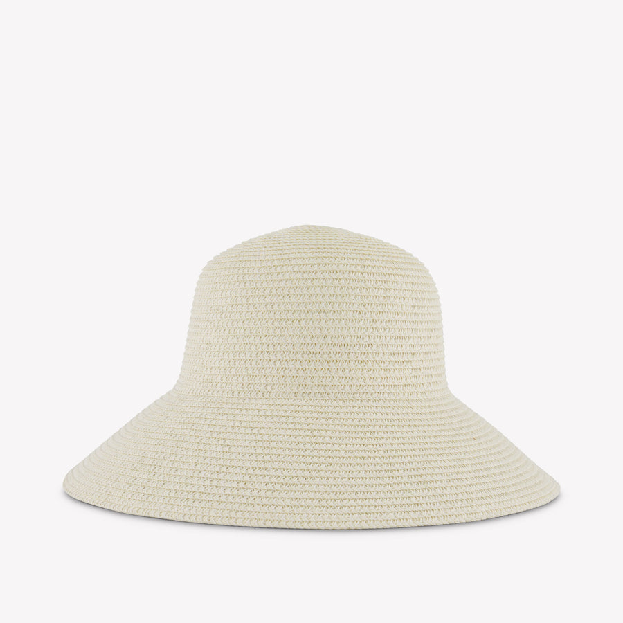 Monnalisa Kids Girls Hat  Light Beige