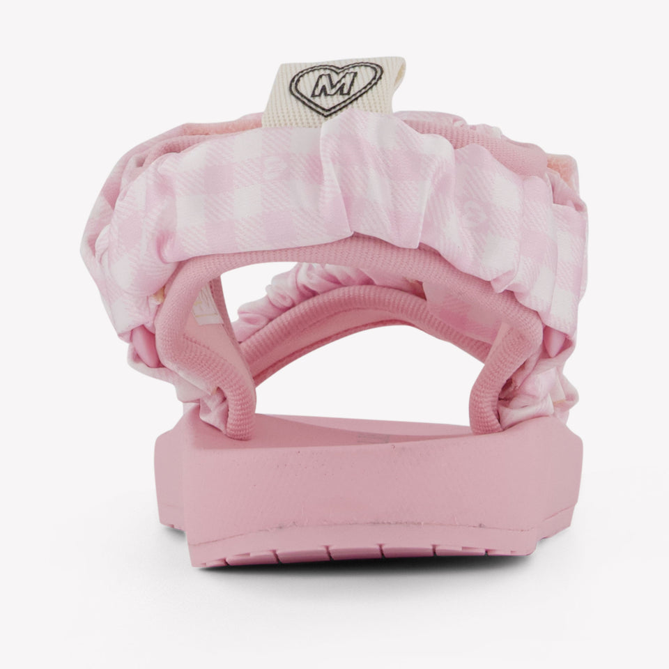 MonnaLisa Girls Sandals In Light Pink