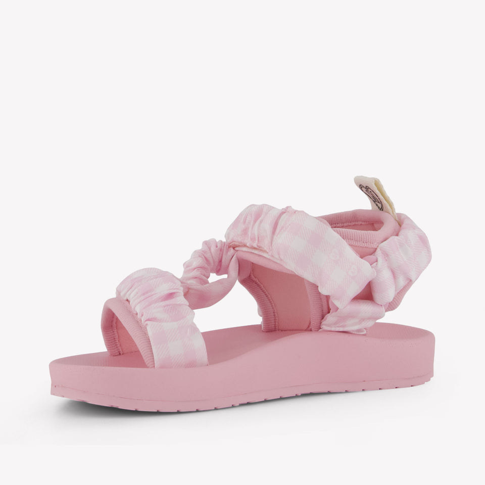 MonnaLisa Girls Sandals In Light Pink