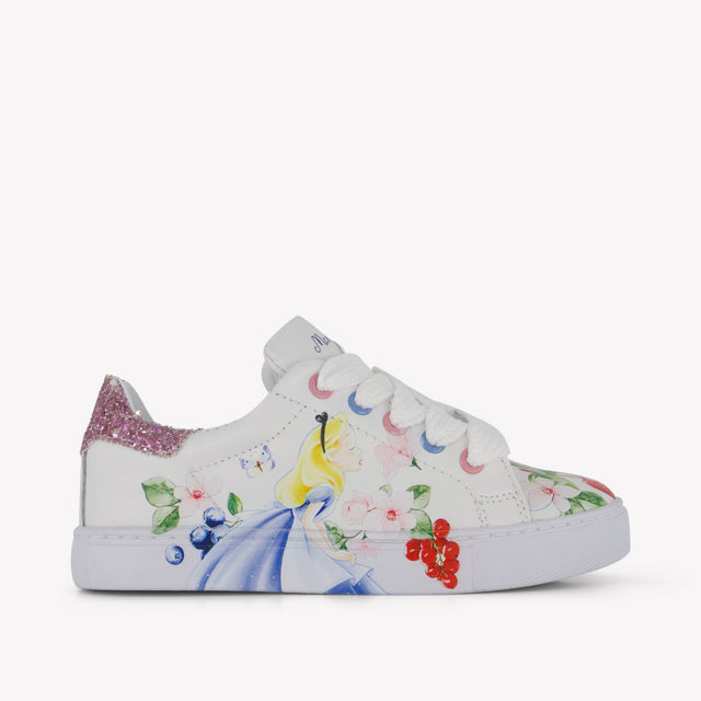 MonnaLisa Meisjes Sneakers In Wit