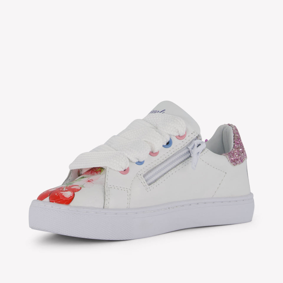 MonnaLisa Meisjes Sneakers In Wit