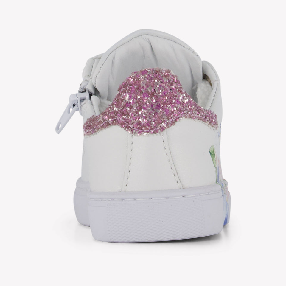 MonnaLisa Meisjes Sneakers In Wit