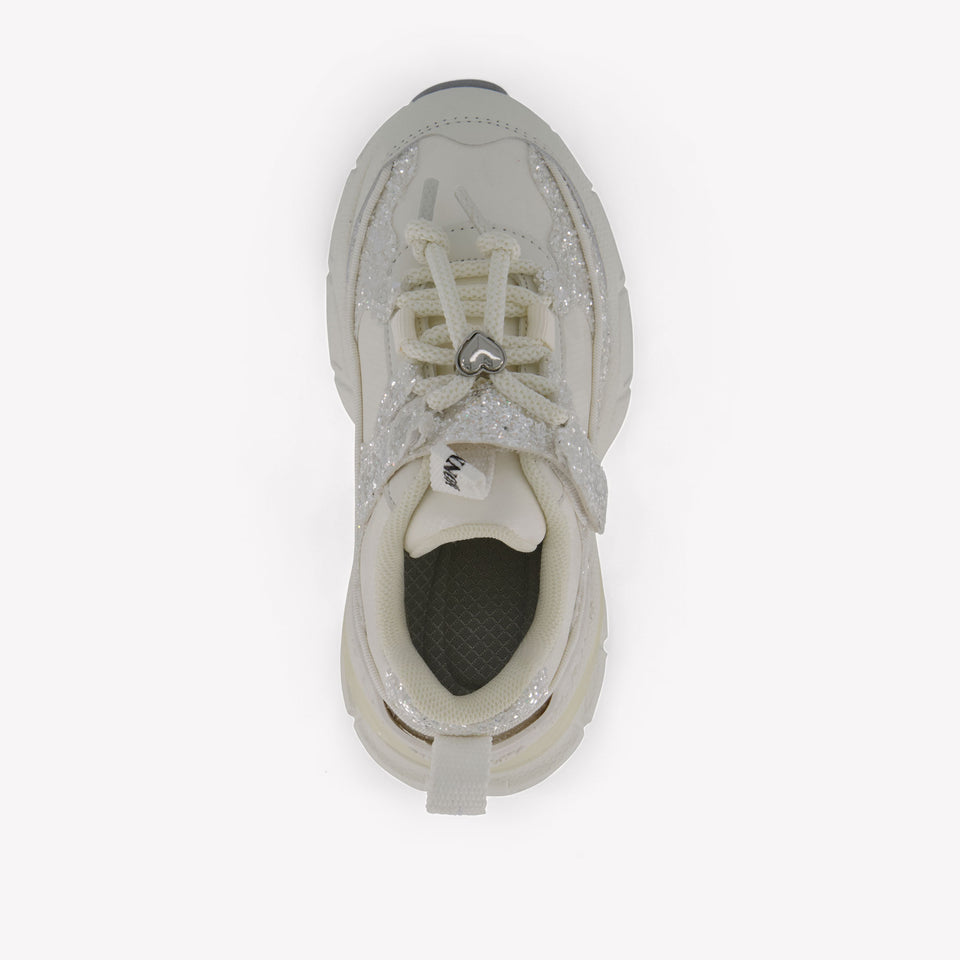 MonnaLisa Girls Sneakers in OffWhite