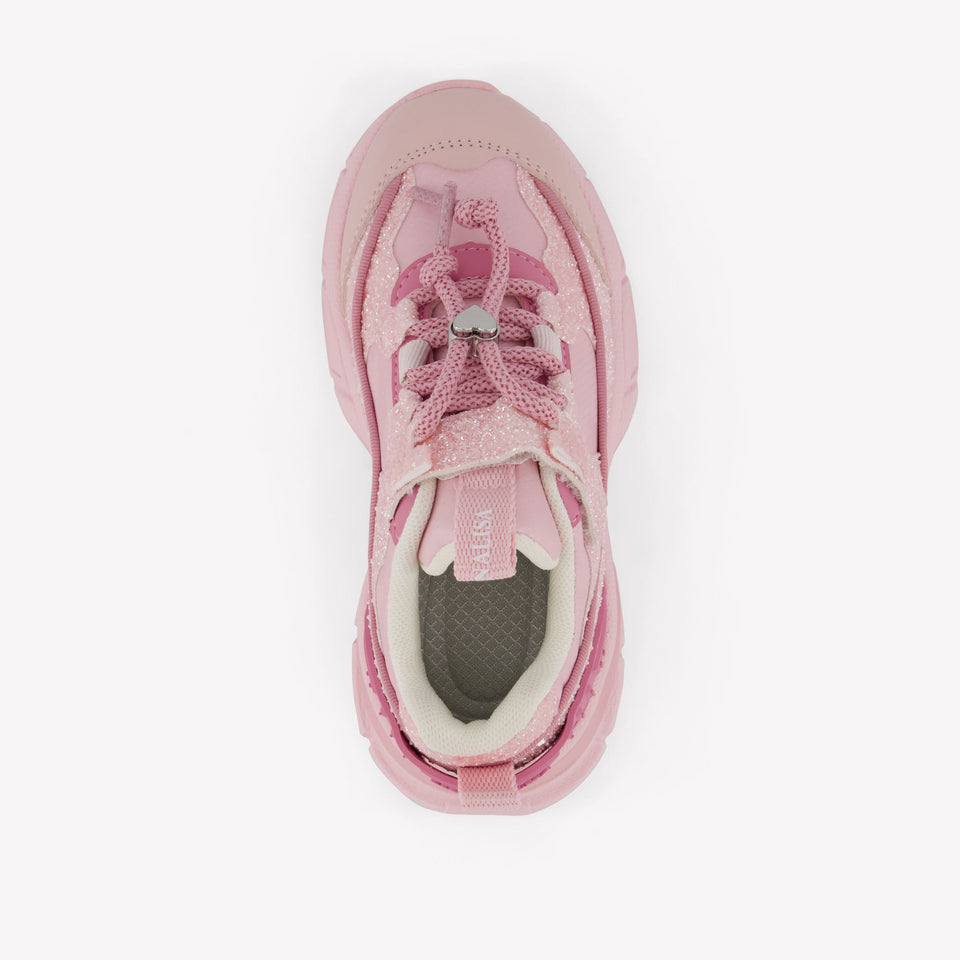 MonnaLisa Girls Sneakers in Light Pink