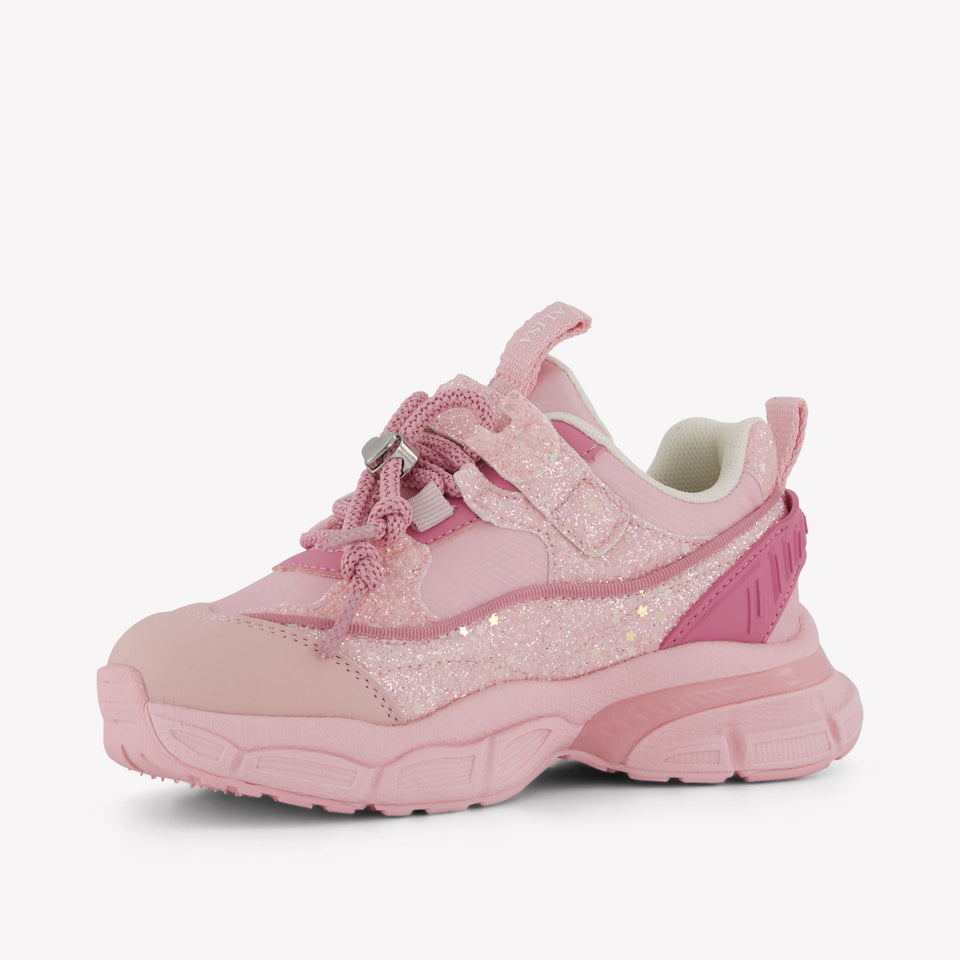 MonnaLisa Girls Sneakers in Light Pink