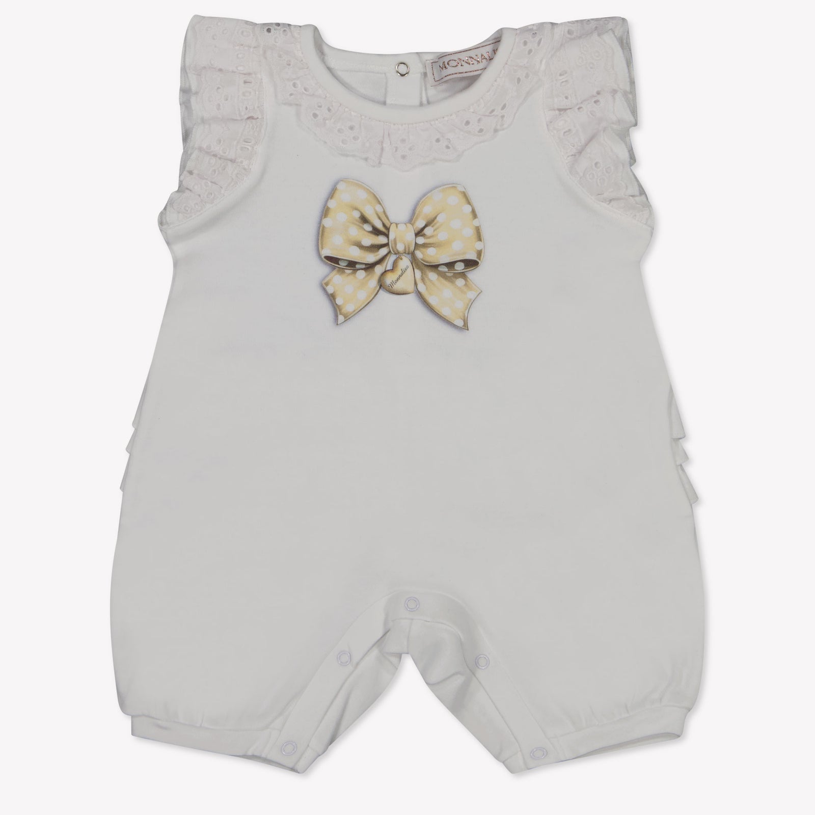 MonnaLisa Baby Girls boxing suit in White