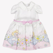 MonnaLisa Baby Girls Dress In White