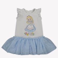 MonnaLisa Baby Meisjes Jurk in Wit