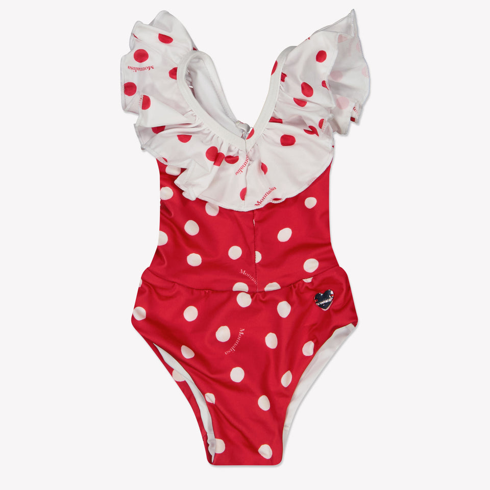 MonnaLisa Baby Meisjes Zwemkleding In Rood