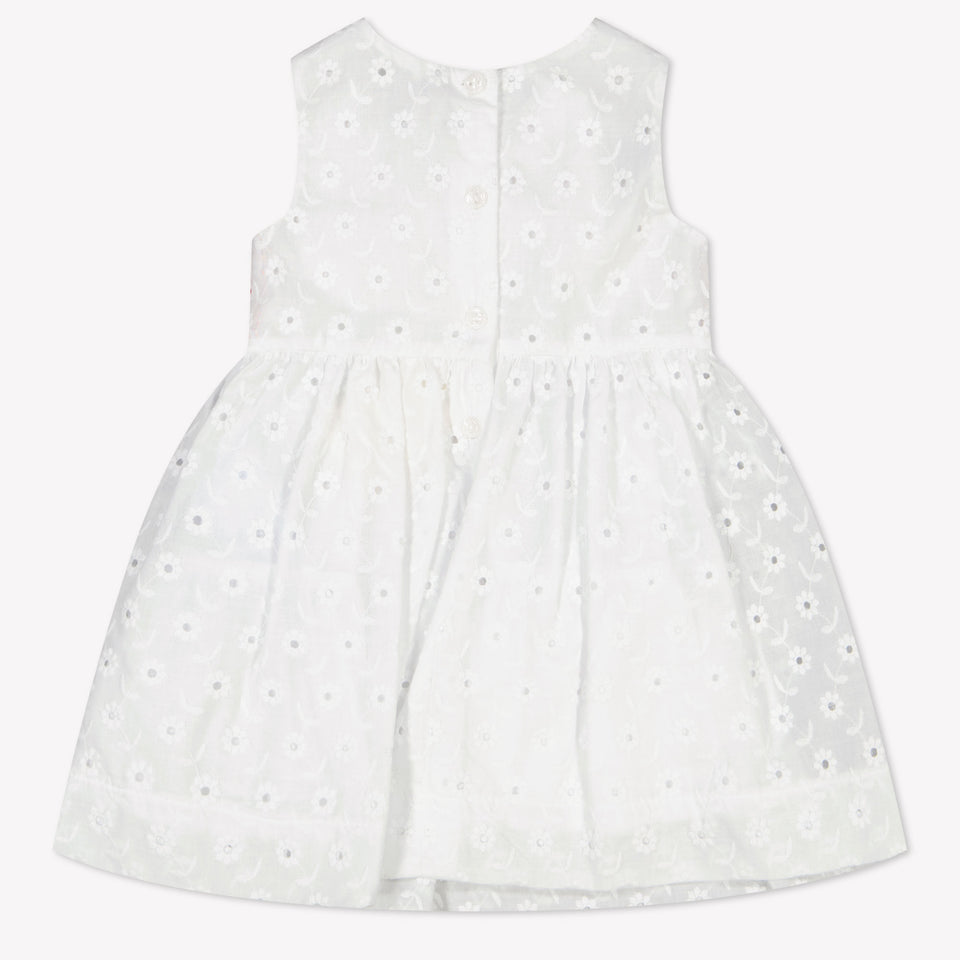 MonnaLisa Baby Girls Dress In White