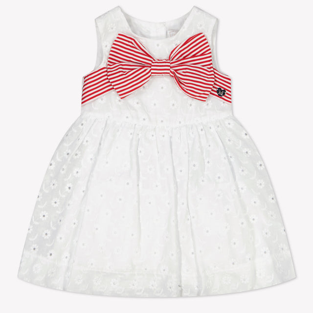 MonnaLisa Baby Girls Dress In White