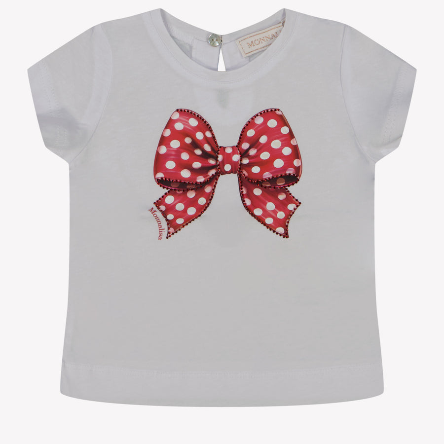 Monnalisa Baby Girls T-Shirt  White