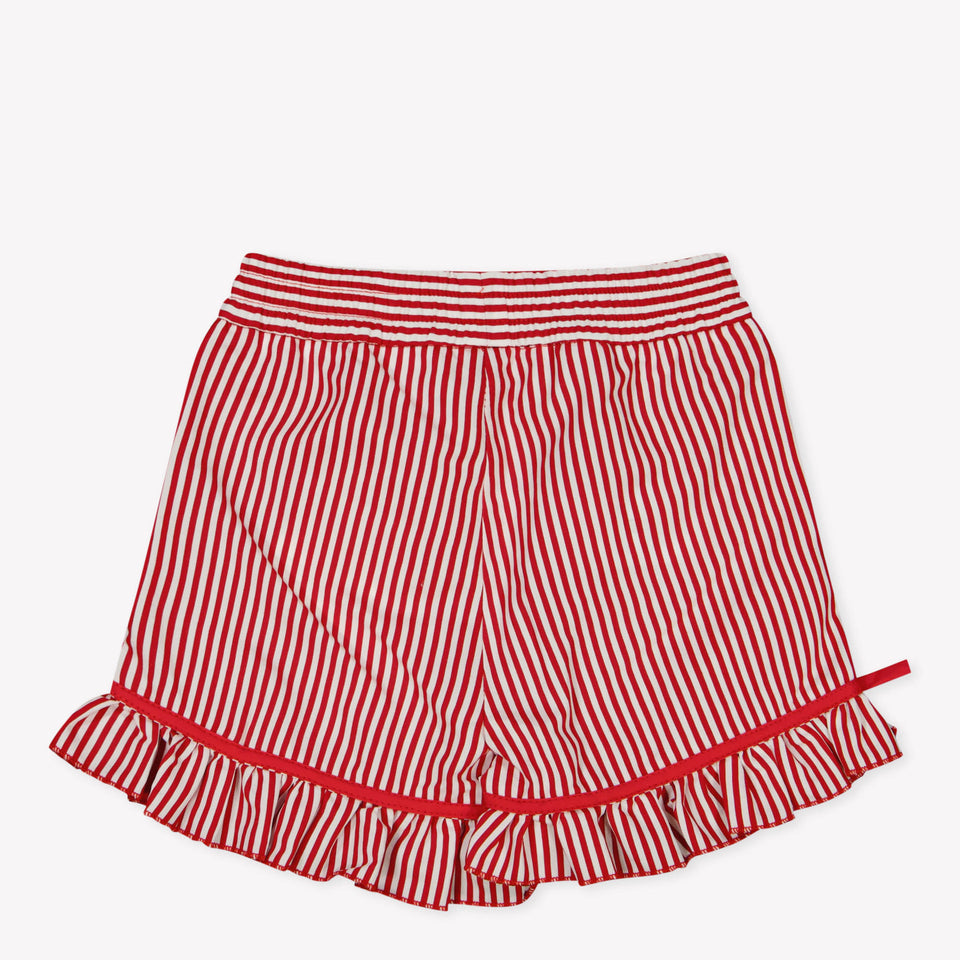 MonnaLisa Baby Girls Shorts In Red