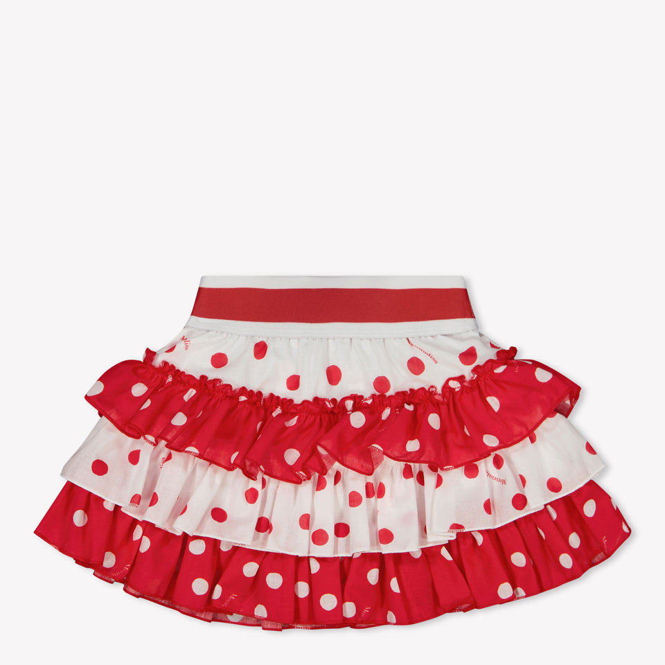 MonnaLisa Baby Meisjes Rokje In Rood