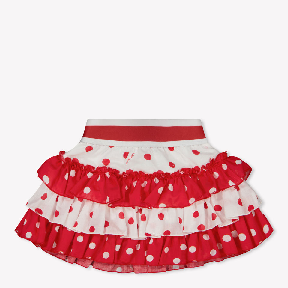 MonnaLisa Baby Girls Skirt in Red