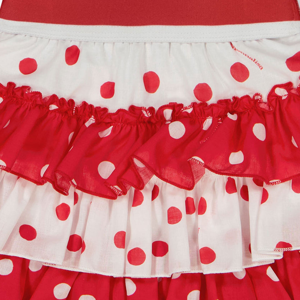 MonnaLisa Baby Girls Skirt in Red