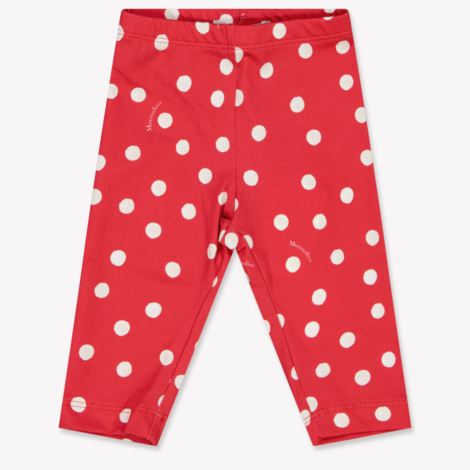 MonnaLisa Baby Girls Leggings in Red