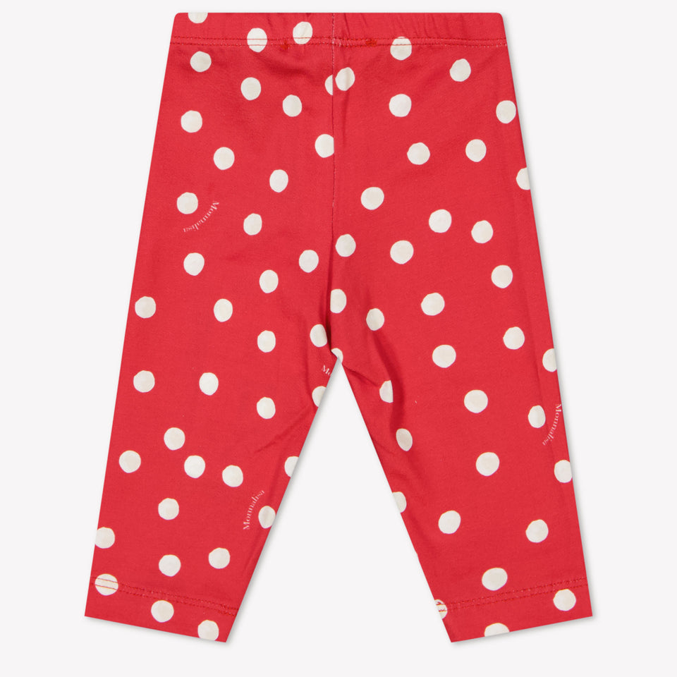 MonnaLisa Baby Meisjes Legging In Rood