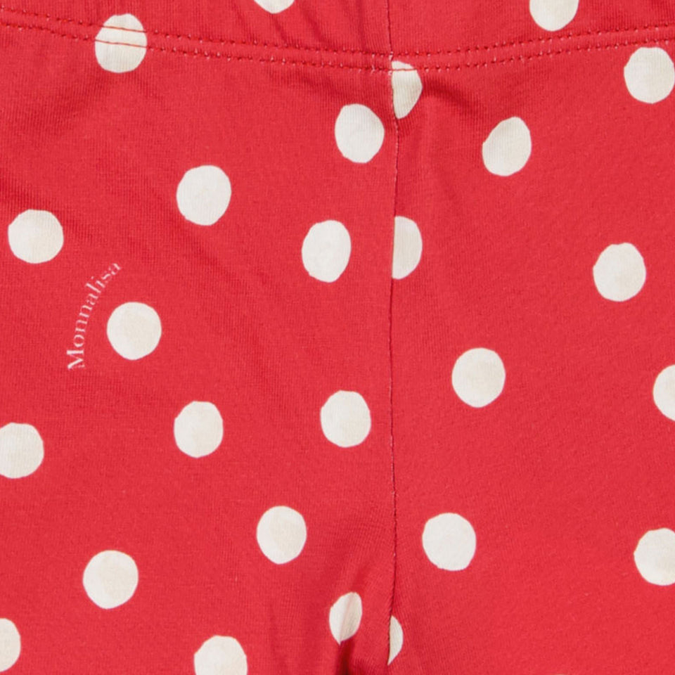 MonnaLisa Baby Girls Leggings in Red