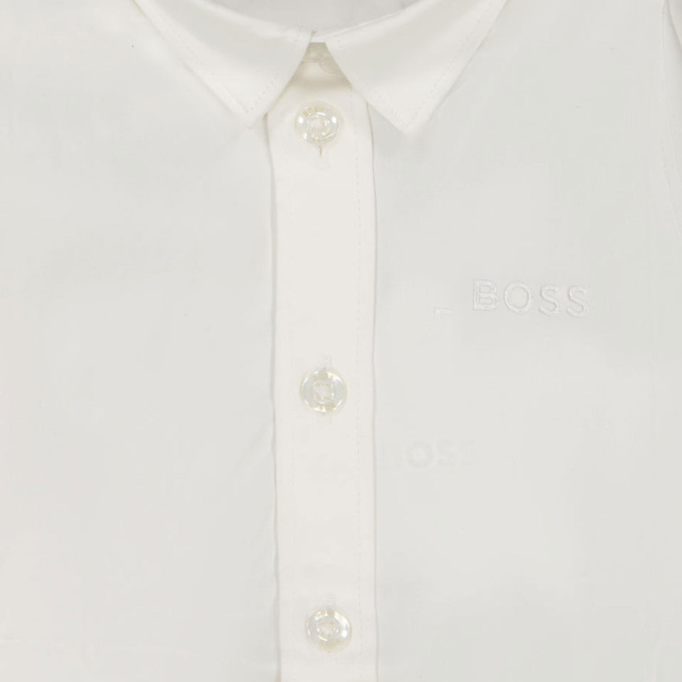 Boss Baby Boys Blouse in White