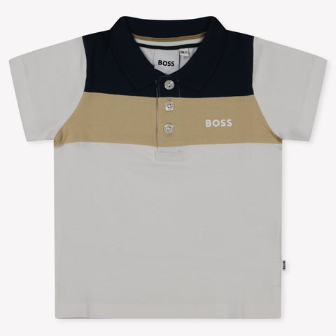 Boss Baby Boys Polo in White