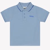 Boss Baby Jongens Polo In Licht Blauw