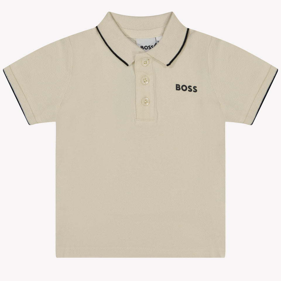 Boss Baby Boys Polo in Light Beige