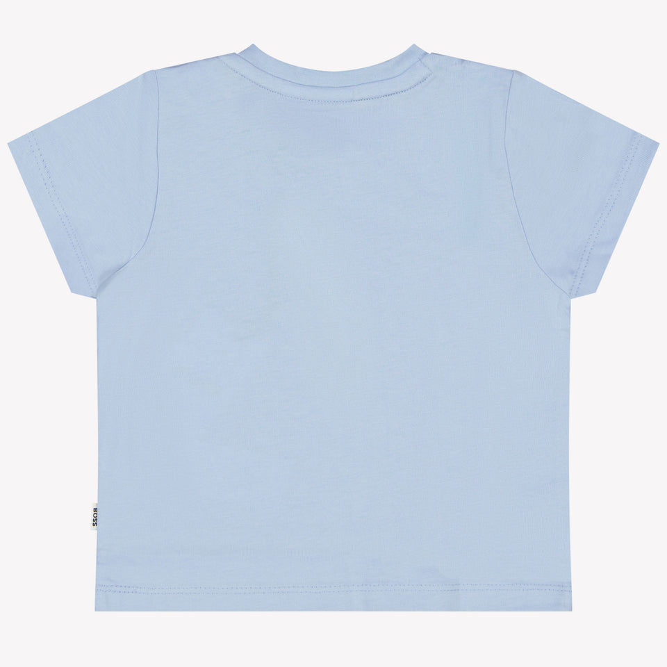 Boss Baby Jongens Polo In Licht Blauw