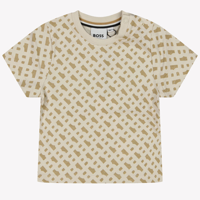 Boss Baby Boys T-Shirt in Light Beige