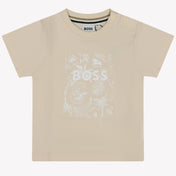 Boss Baby Jongens T-Shirt In Licht Beige