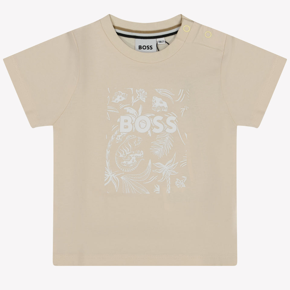 Boss Baby Jongens T-Shirt In Licht Beige