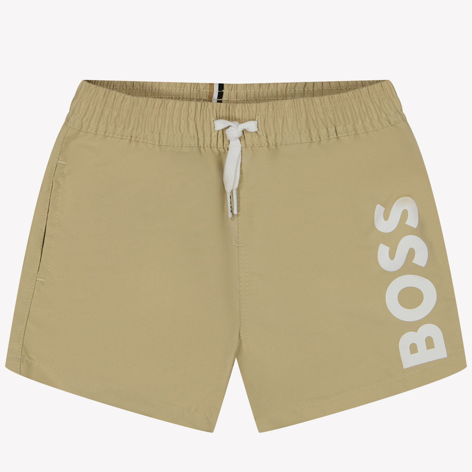 Boss Baby Boys Swimwear In Beige