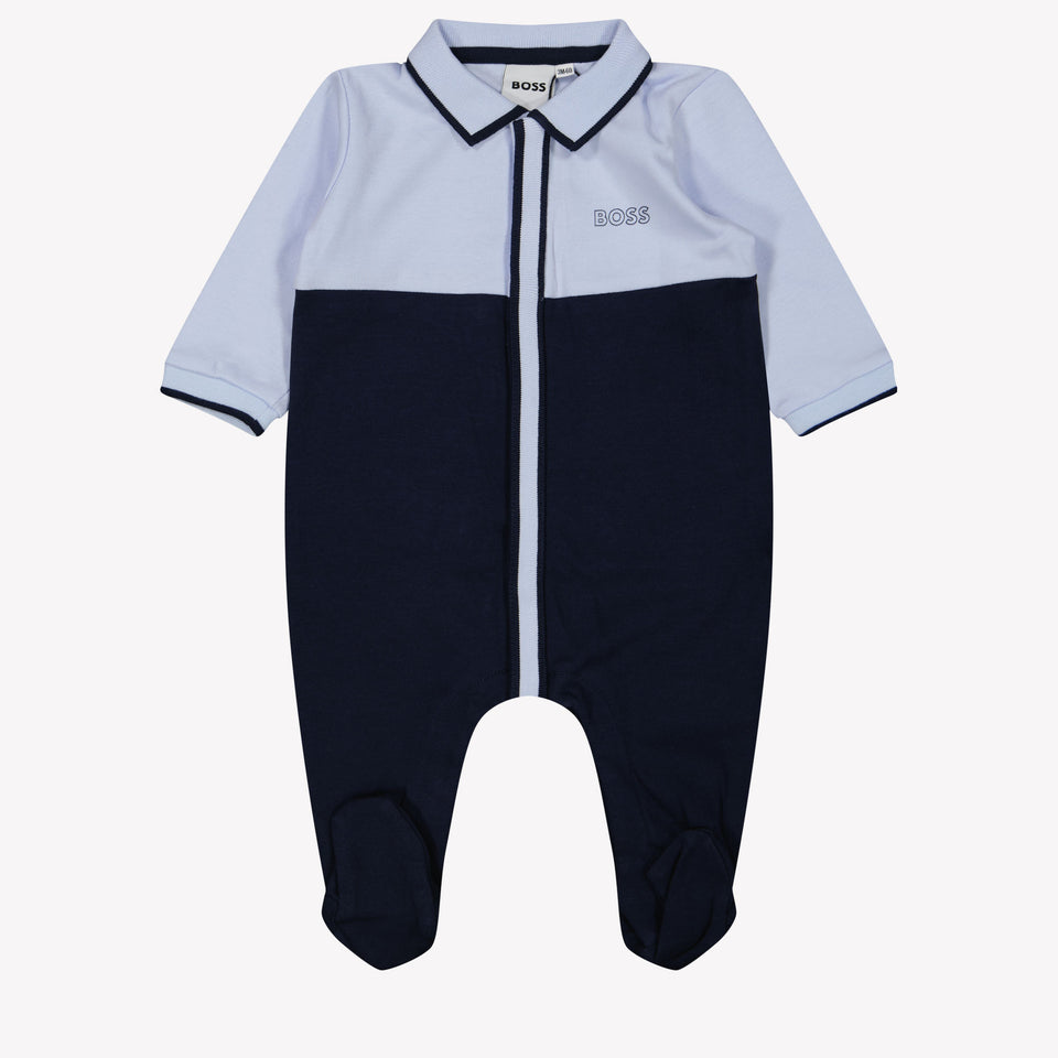 Boss Baby Boys Playsuit In Navy