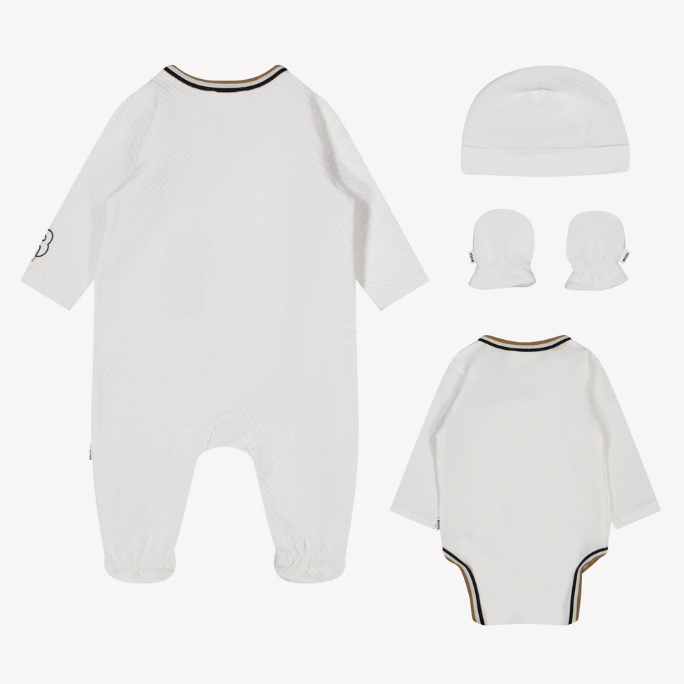 Boss Baby Boys Playsuit In White