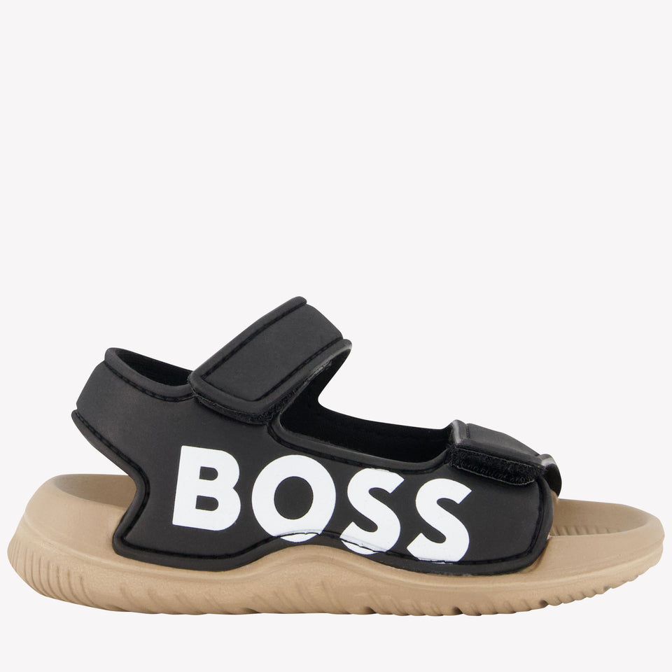 Boss Boys Sandals In Black