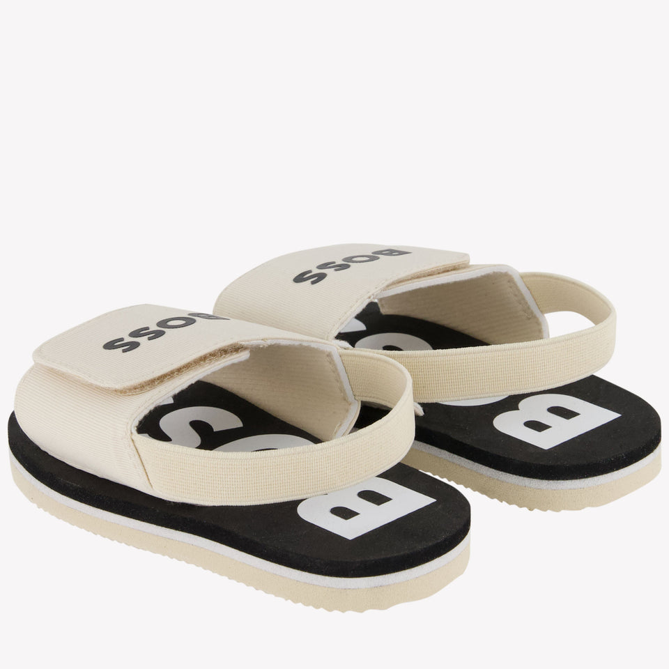 Boss Boys Flipflops In Beige