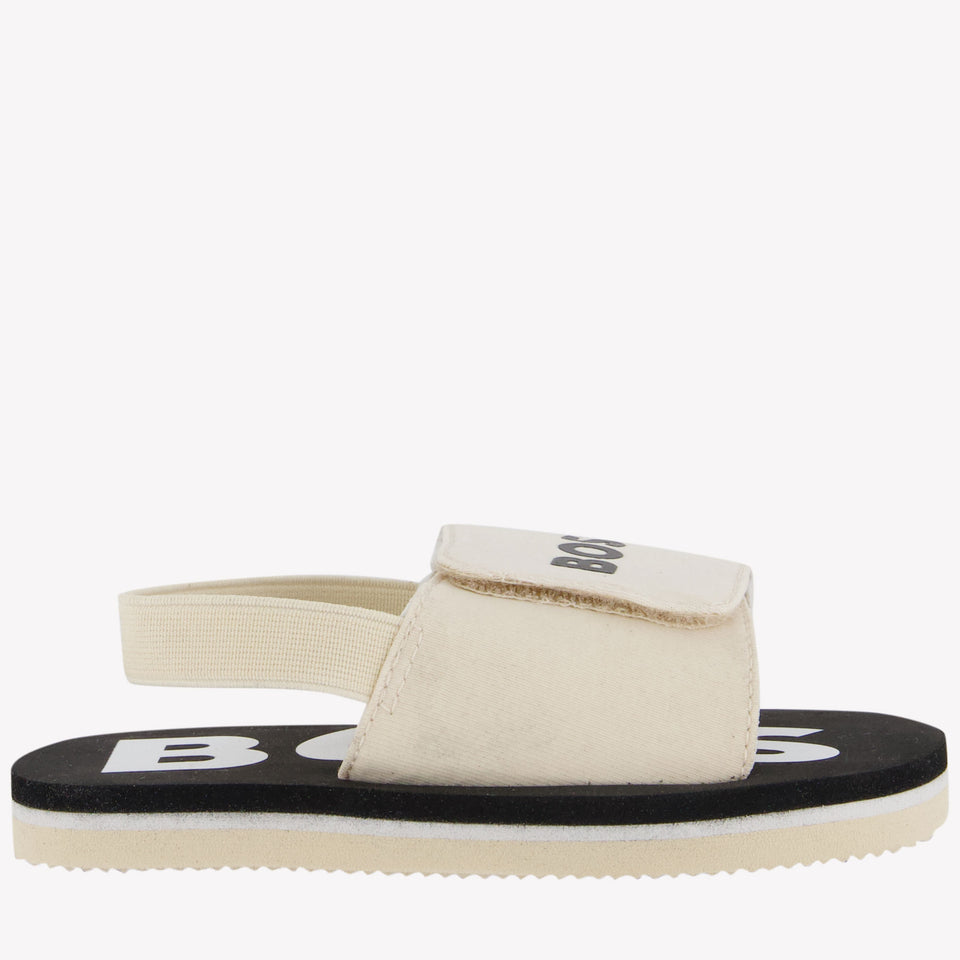 Boss Boys Flipflops In Beige