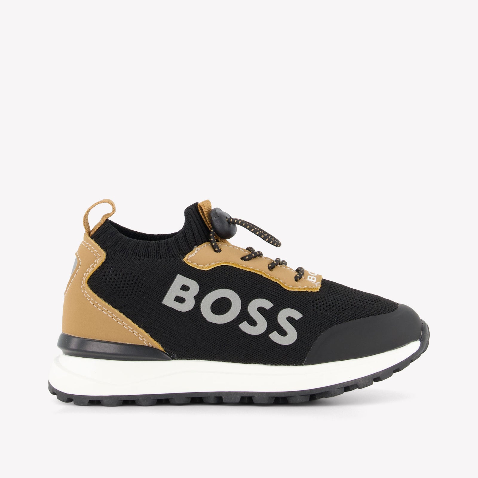 Boss Jongens Sneakers In Zwart