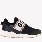 Boss Boys Sneakers in Black