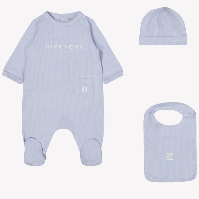 Givenchy Baby Unisex Playsuit in Light Blue