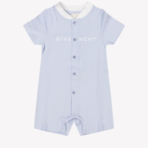 Givenchy Baby Unisex Playsuit  Light Blue
