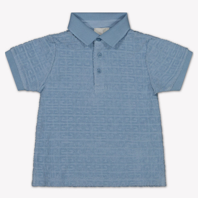 Givenchy Baby Jongens Polo In Licht Blauw