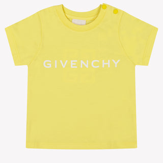 Givenchy Baby Jongens T-Shirt In Geel