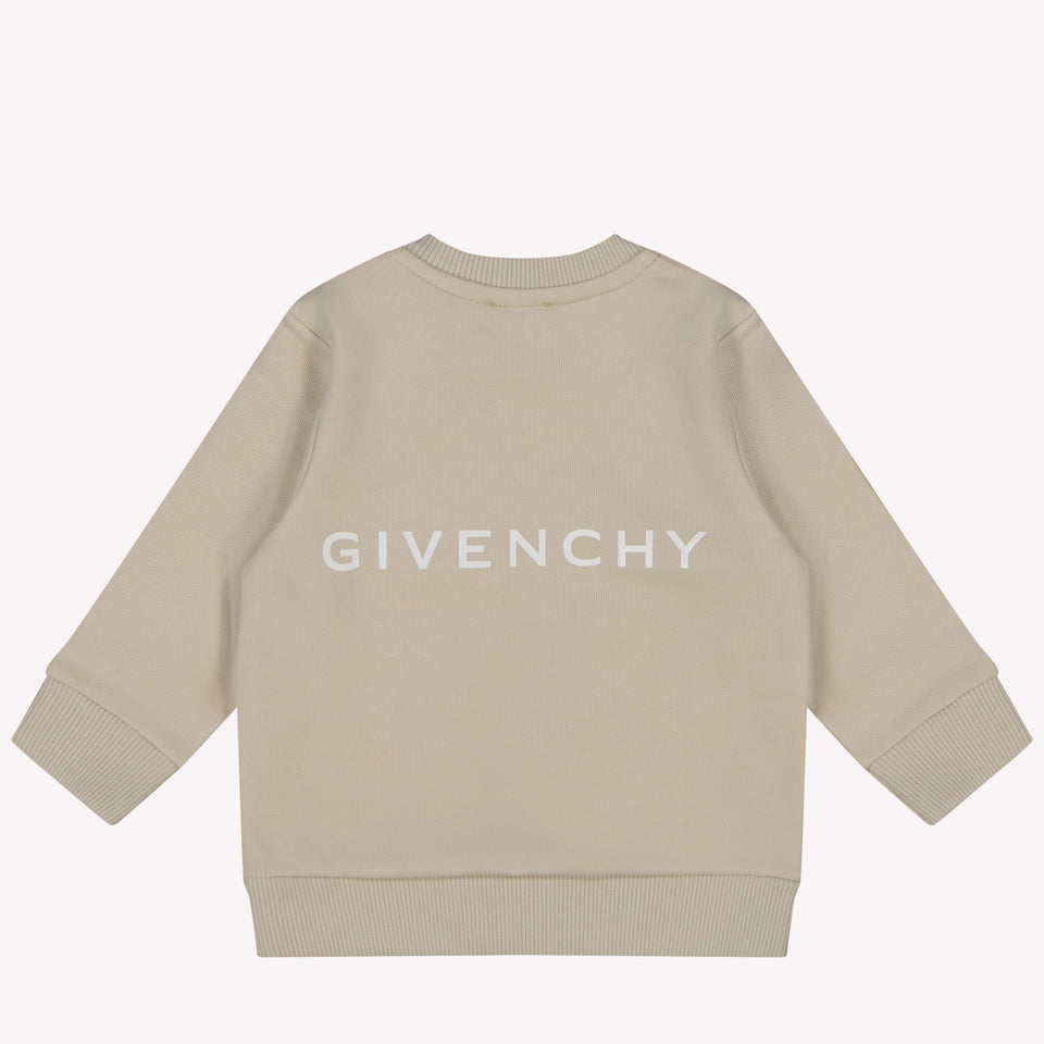 Givenchy Baby Jongens Trui In Licht Beige