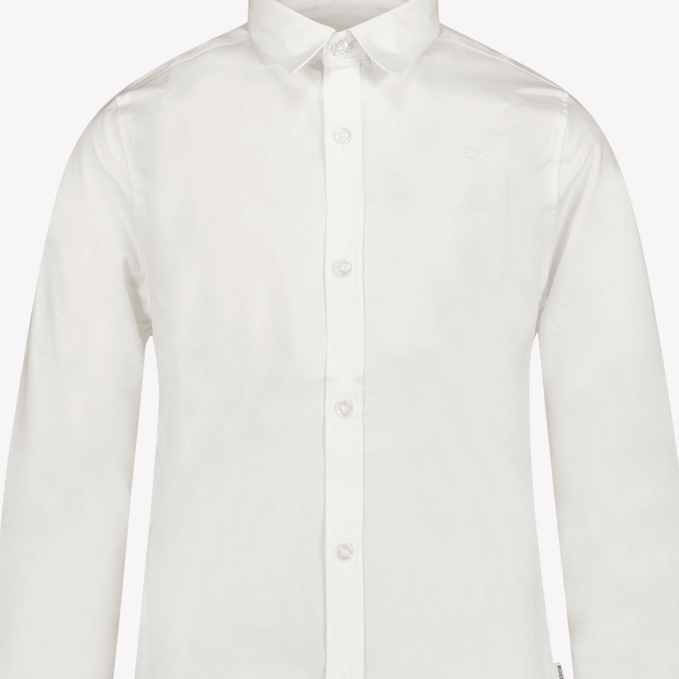 Boss Kids Boys Blouse in White