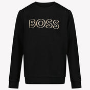 Boss Kids Boys Sweater in Black