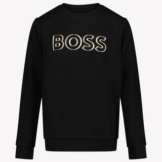 Boss Kids Boys Sweater in Black