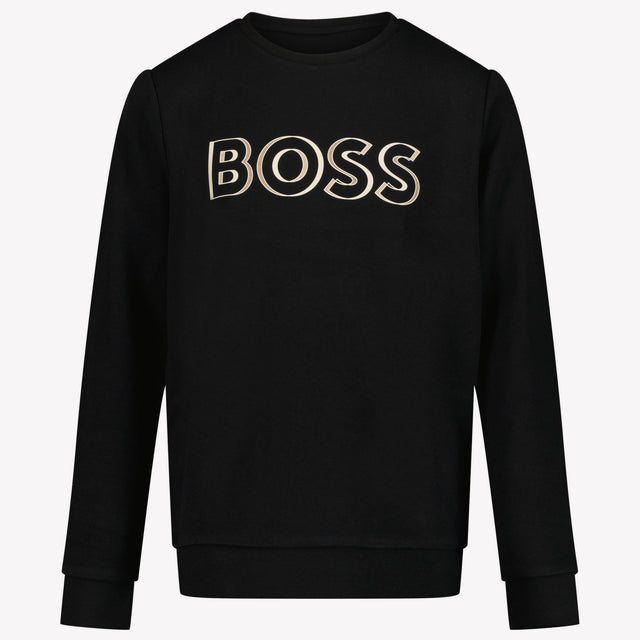 Boss Kids Boys Sweater in Black